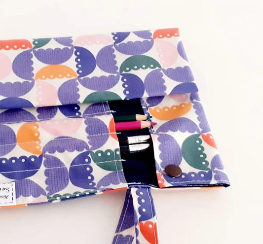 Tulips Artist Brush Roll - Small