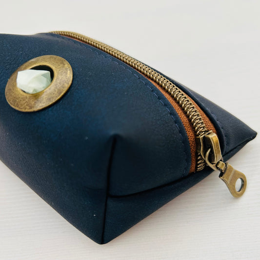 Navy Dog Walking Pouch