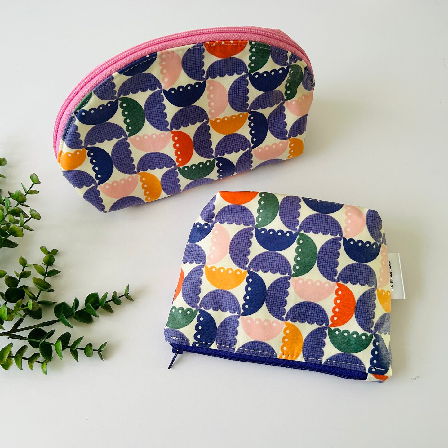 Purple Tulips Toiletry Bag Gift Bundle