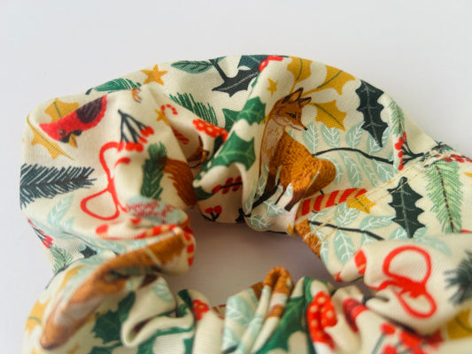 Festive Fox Scrunchie