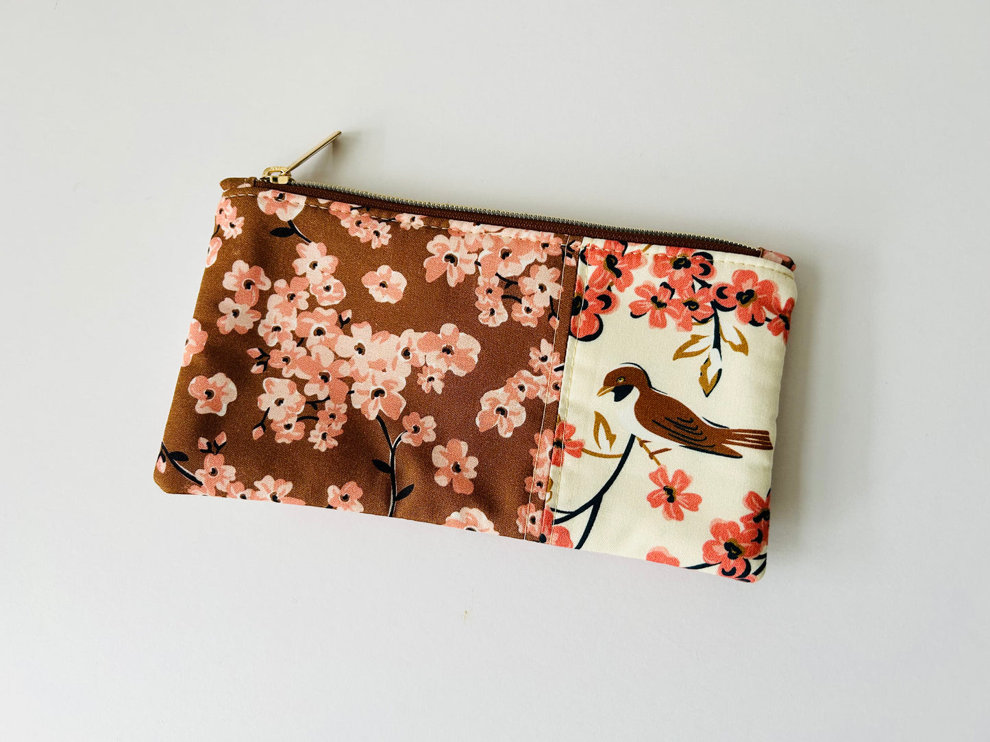 Cherry Blossoms crossbody bag with pouch