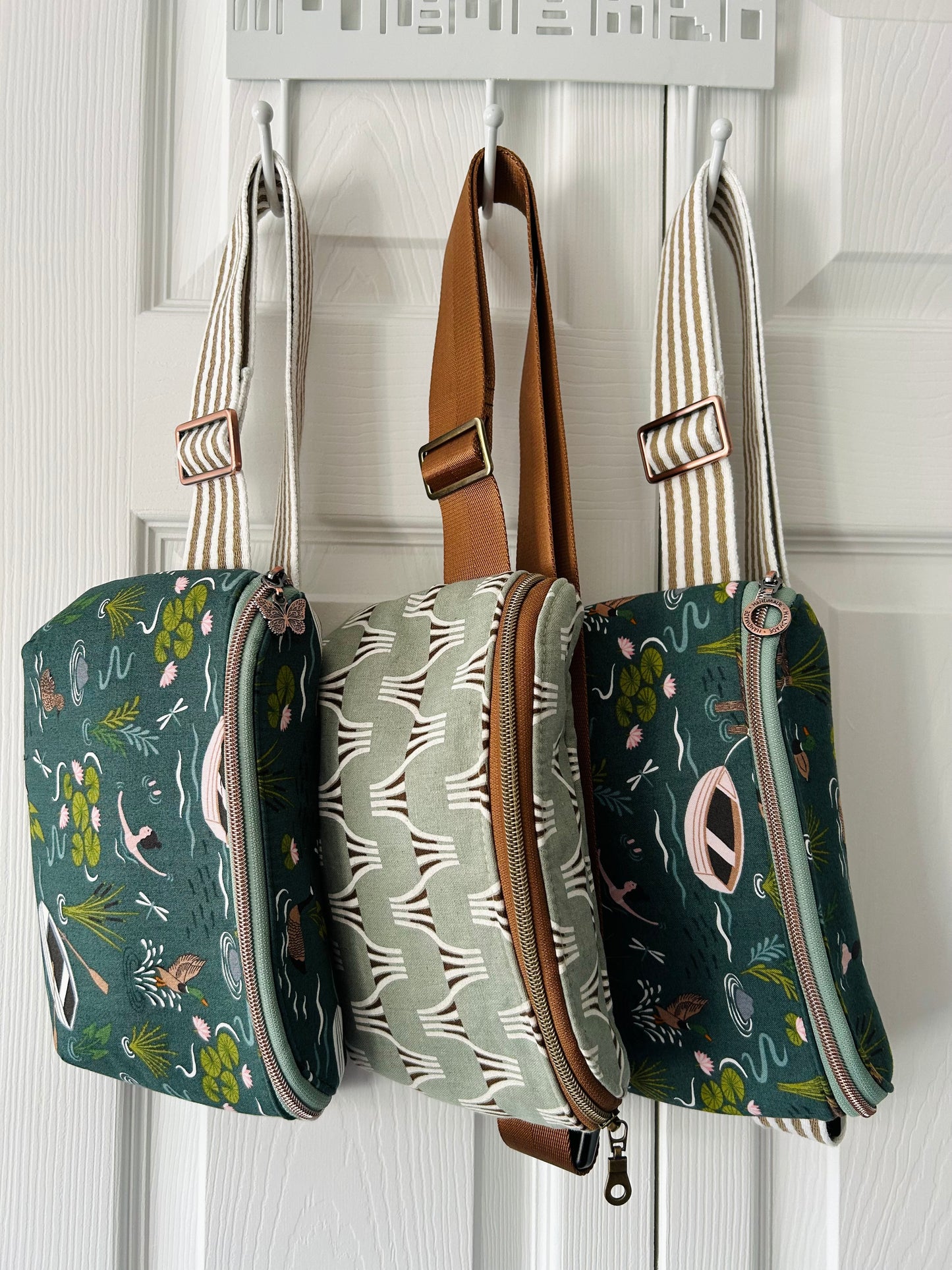 Handmade Crossbody Sling & Waist Bag - Fishtails