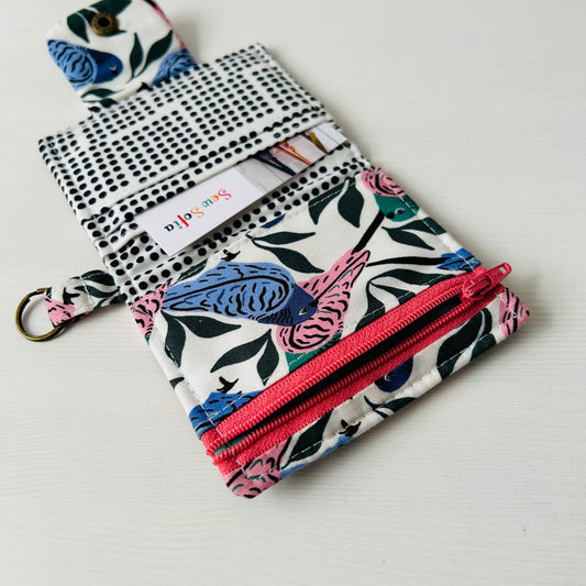 Parakeets mini bifold wallet