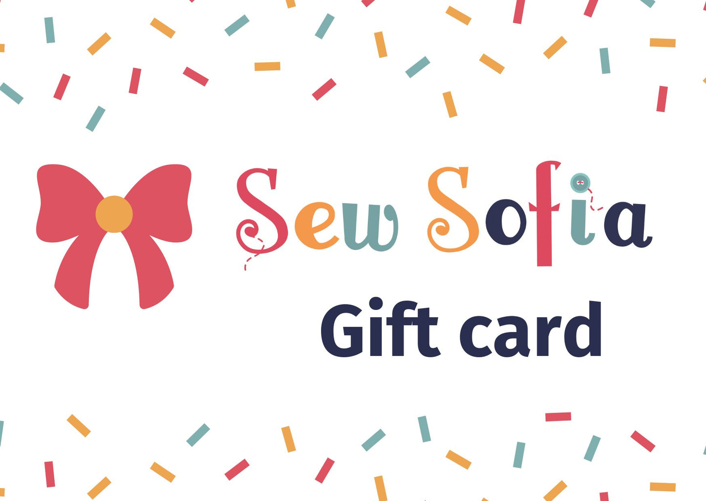 Sew Sofia gift card