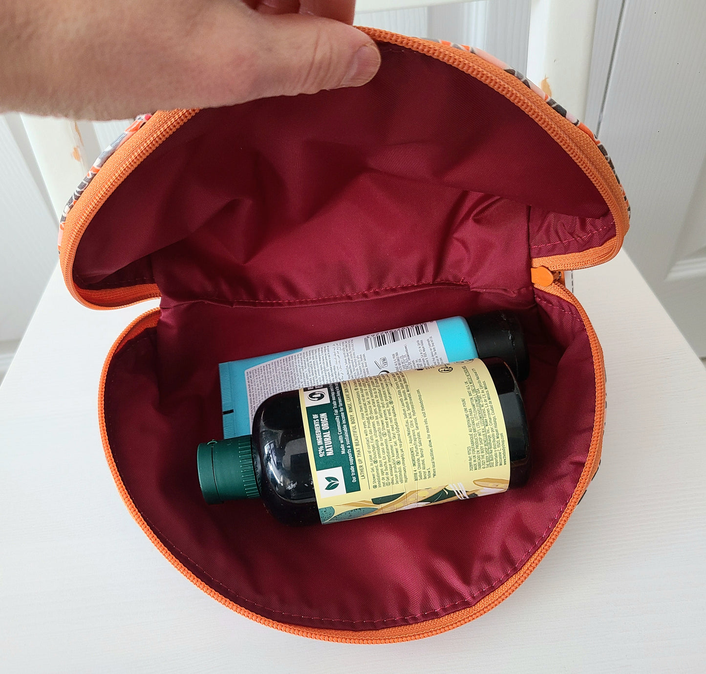 Paisley make up bag - waterproof