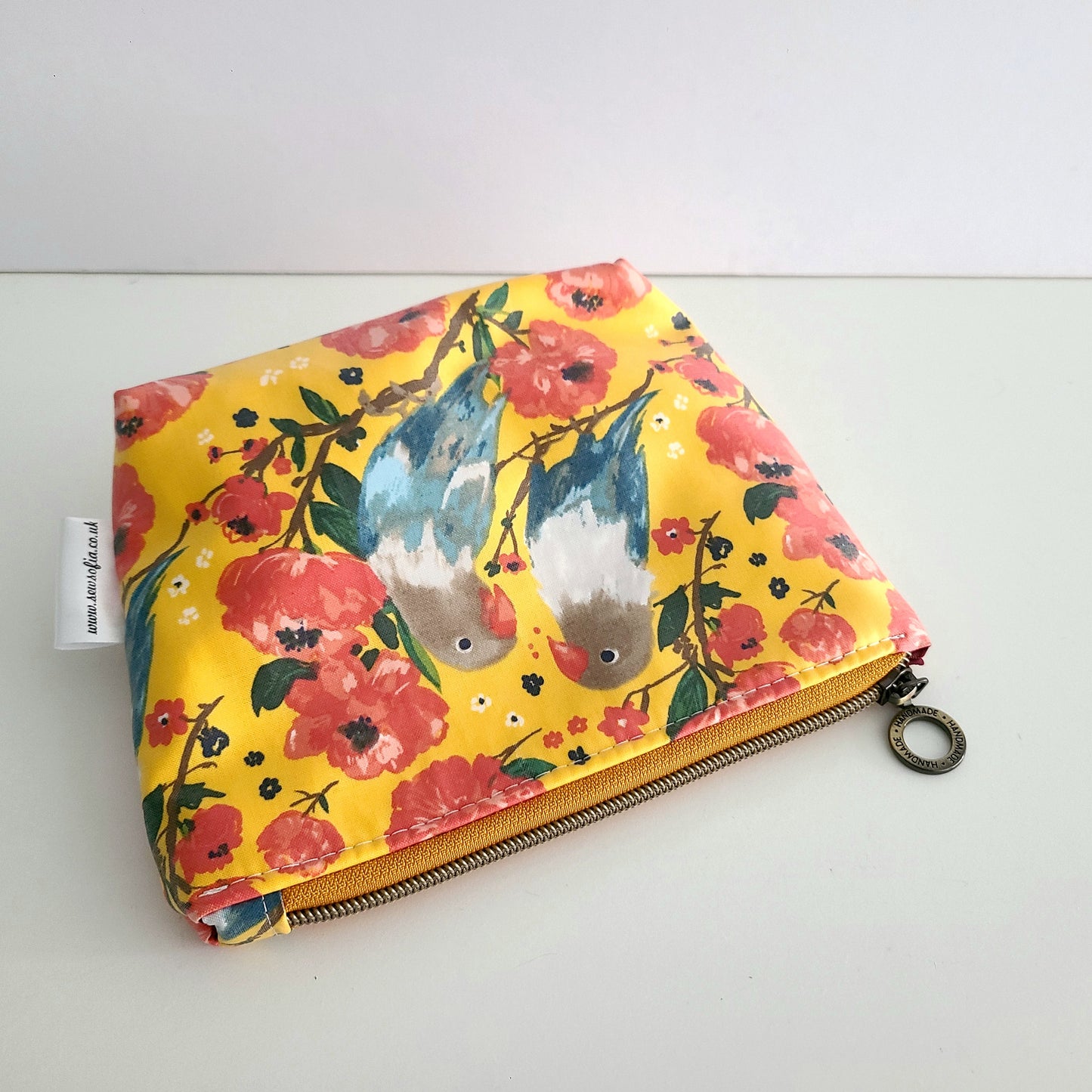 Love Birds Make Up Bag - waterproof