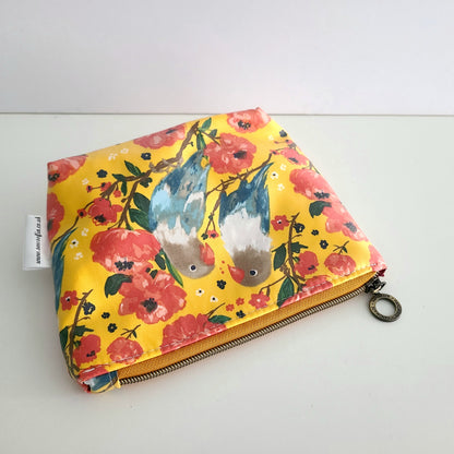 Love Birds Make Up Bag - waterproof
