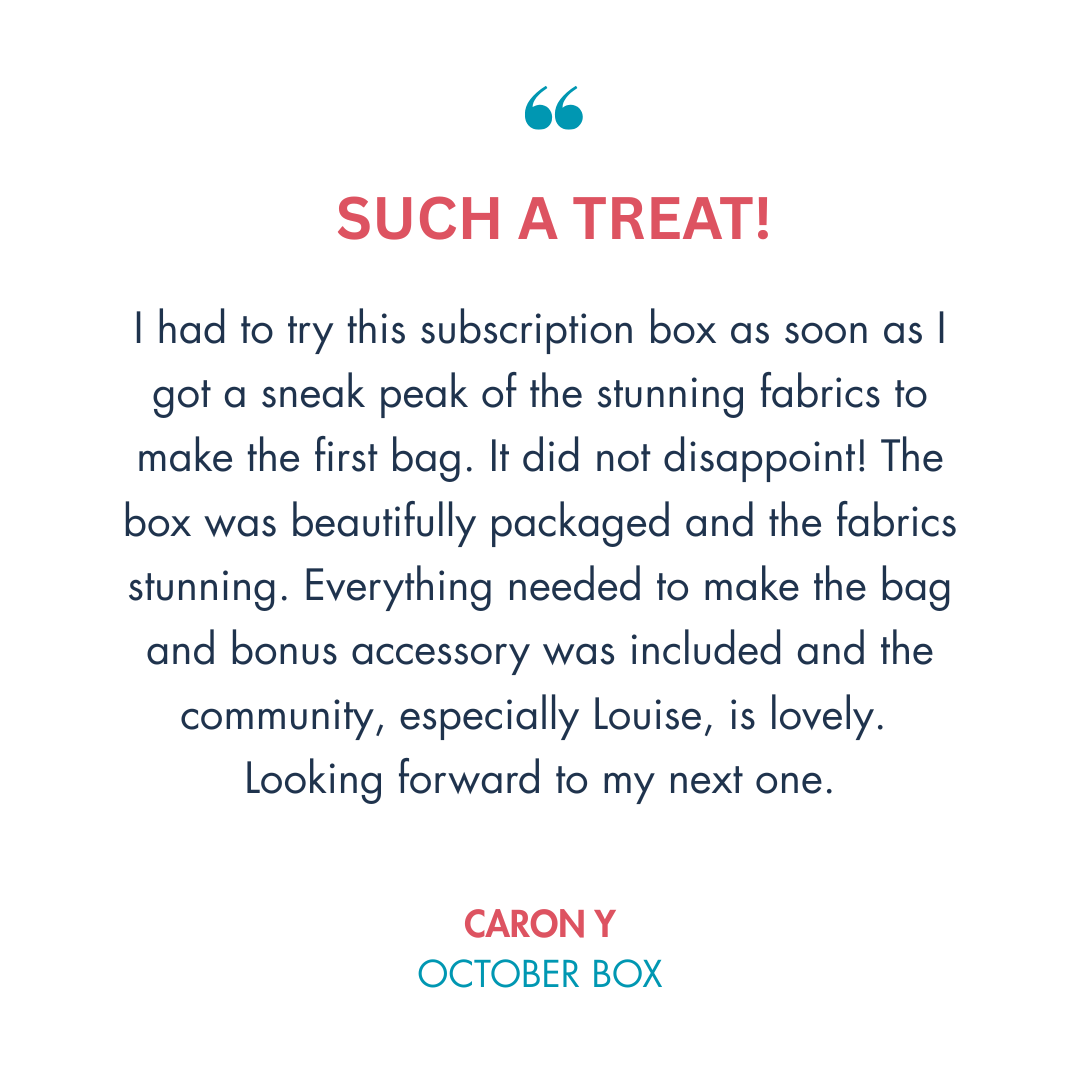 The Busy Bagmaker Subscription Box