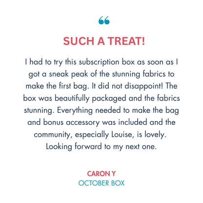 The Busy Bagmaker Subscription Box