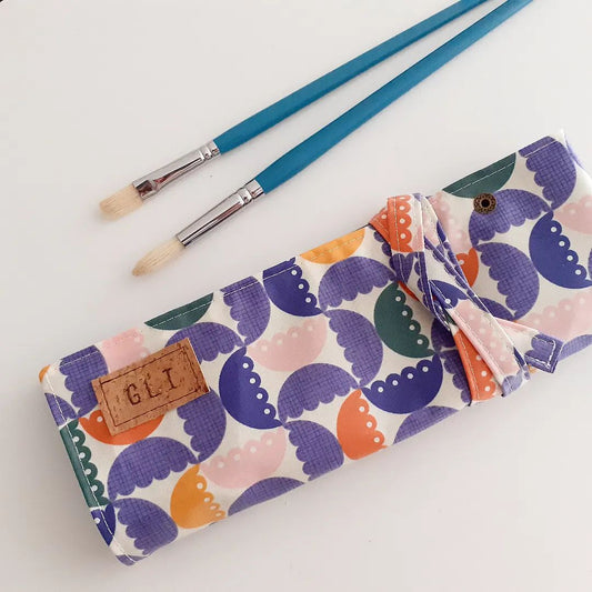 Personalised Artist Brush Roll - Large