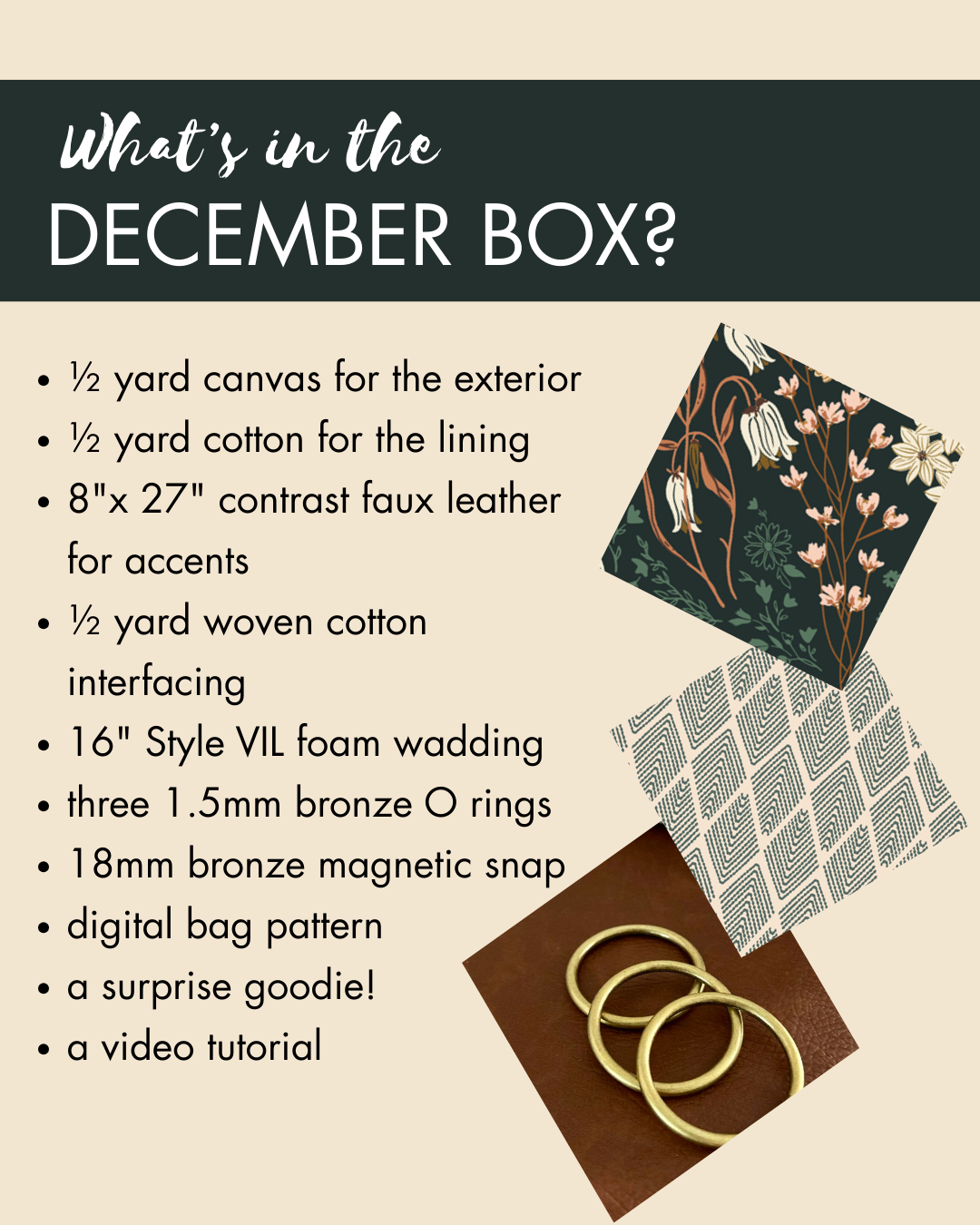 The Busy Bagmaker Subscription Box