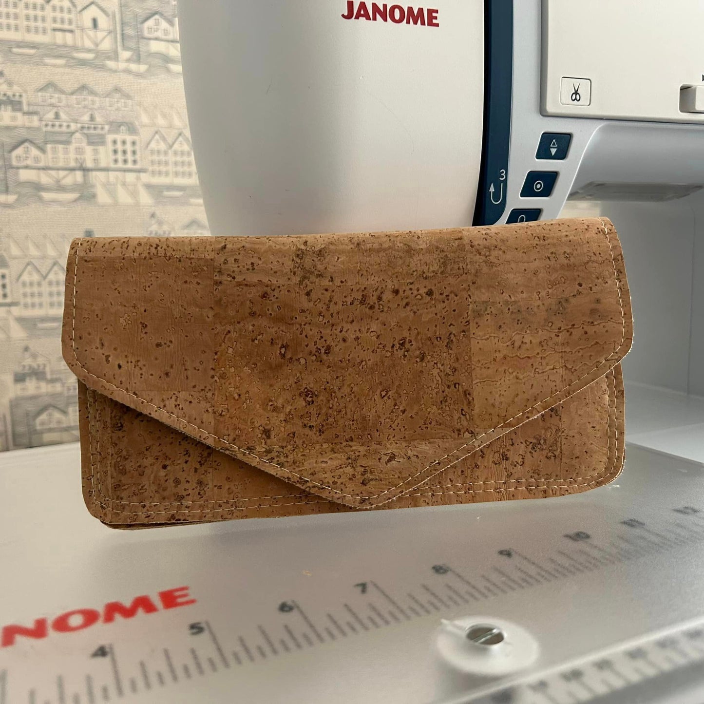 Large Slim Cork Wallet