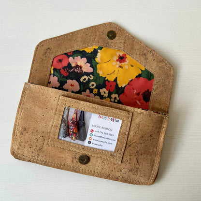 Large Slim Cork Wallet