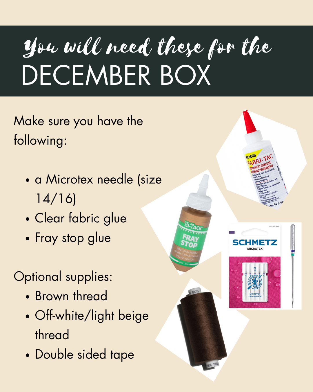 The Busy Bagmaker Subscription Box