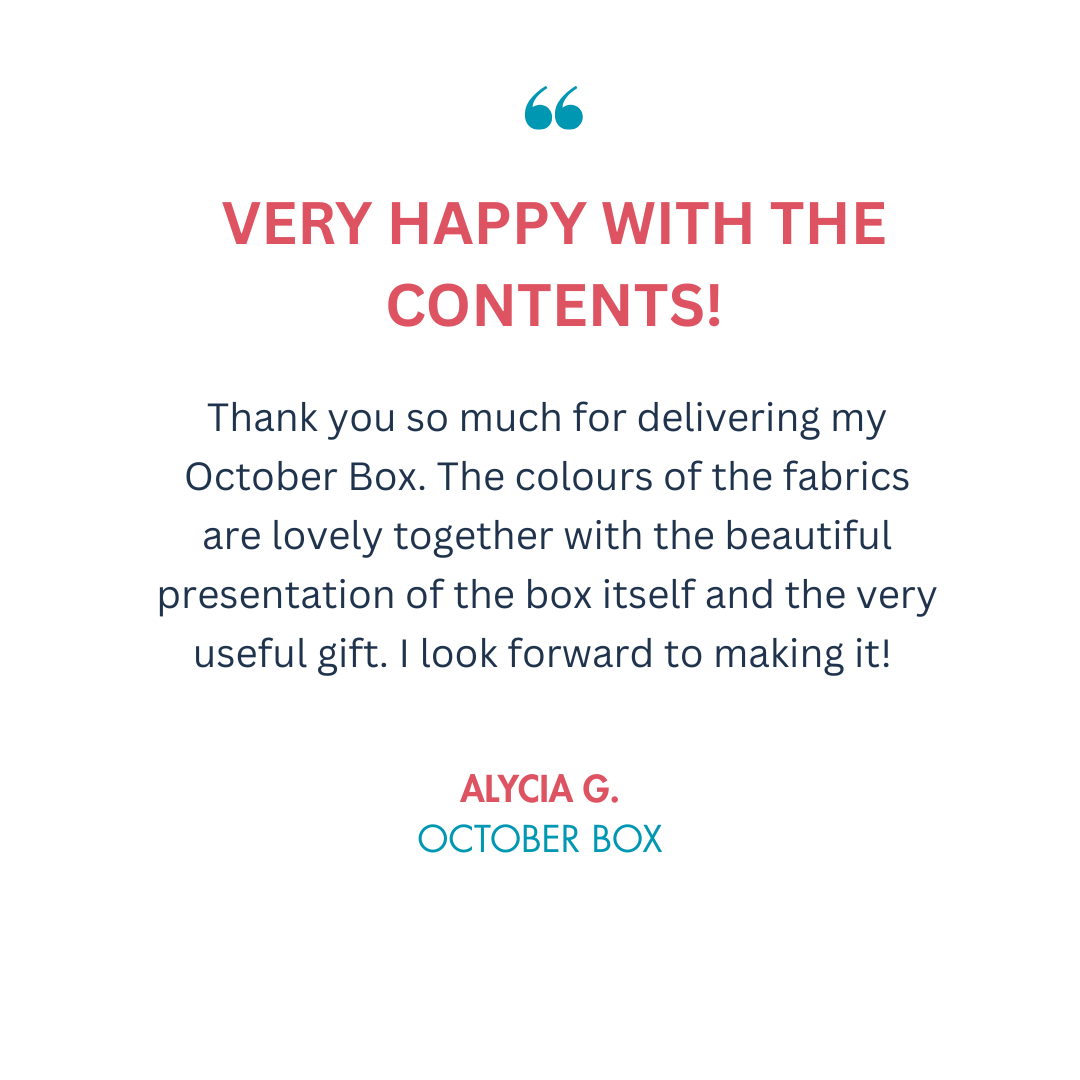 The Busy Bagmaker Subscription Box