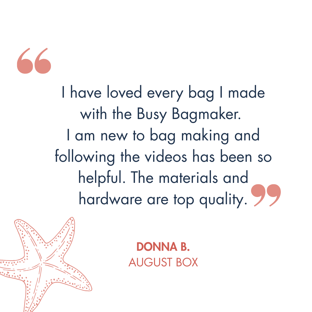 The Busy Bagmaker Subscription Box