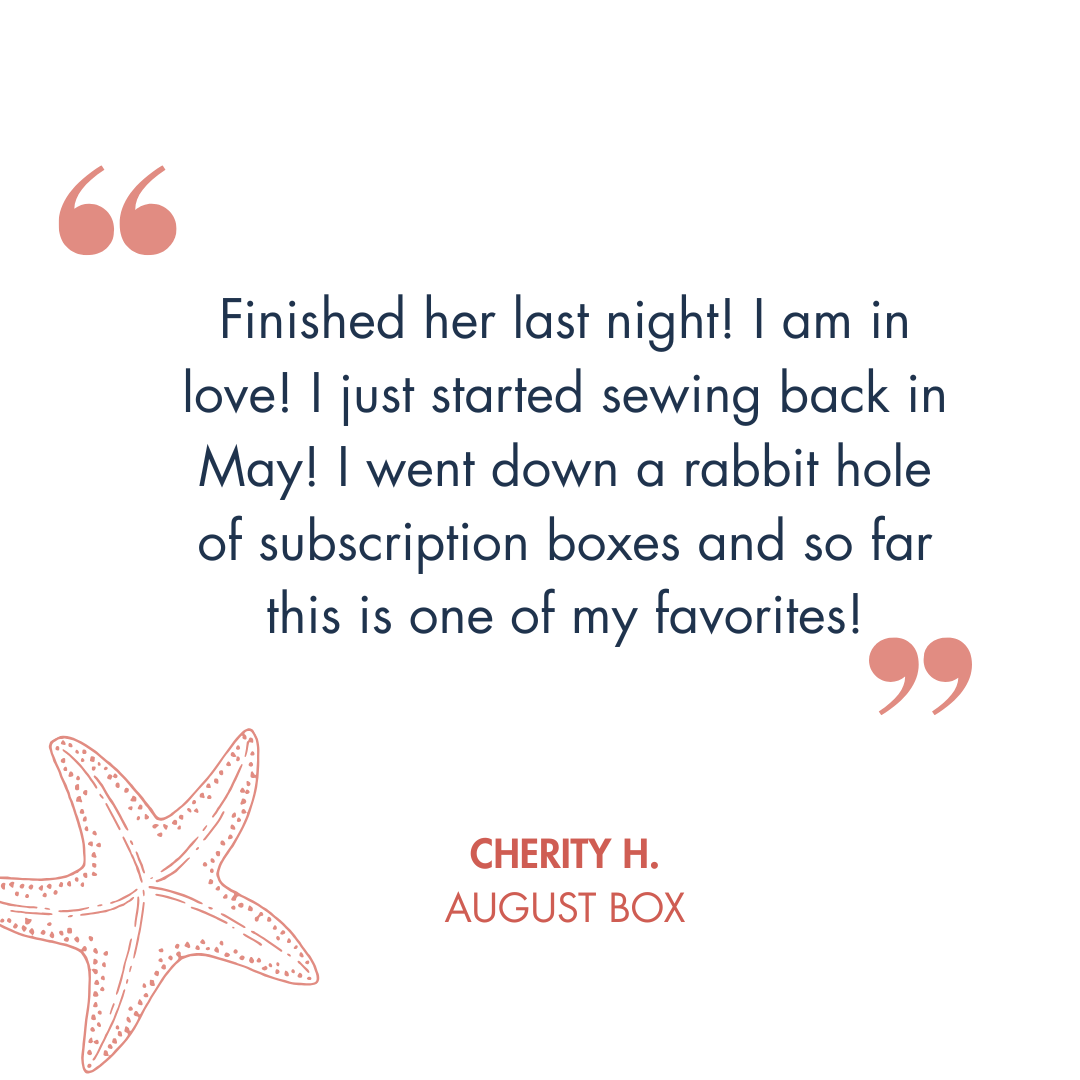 August box - Sew your own Foldover Clutch or Shoulder Bag
