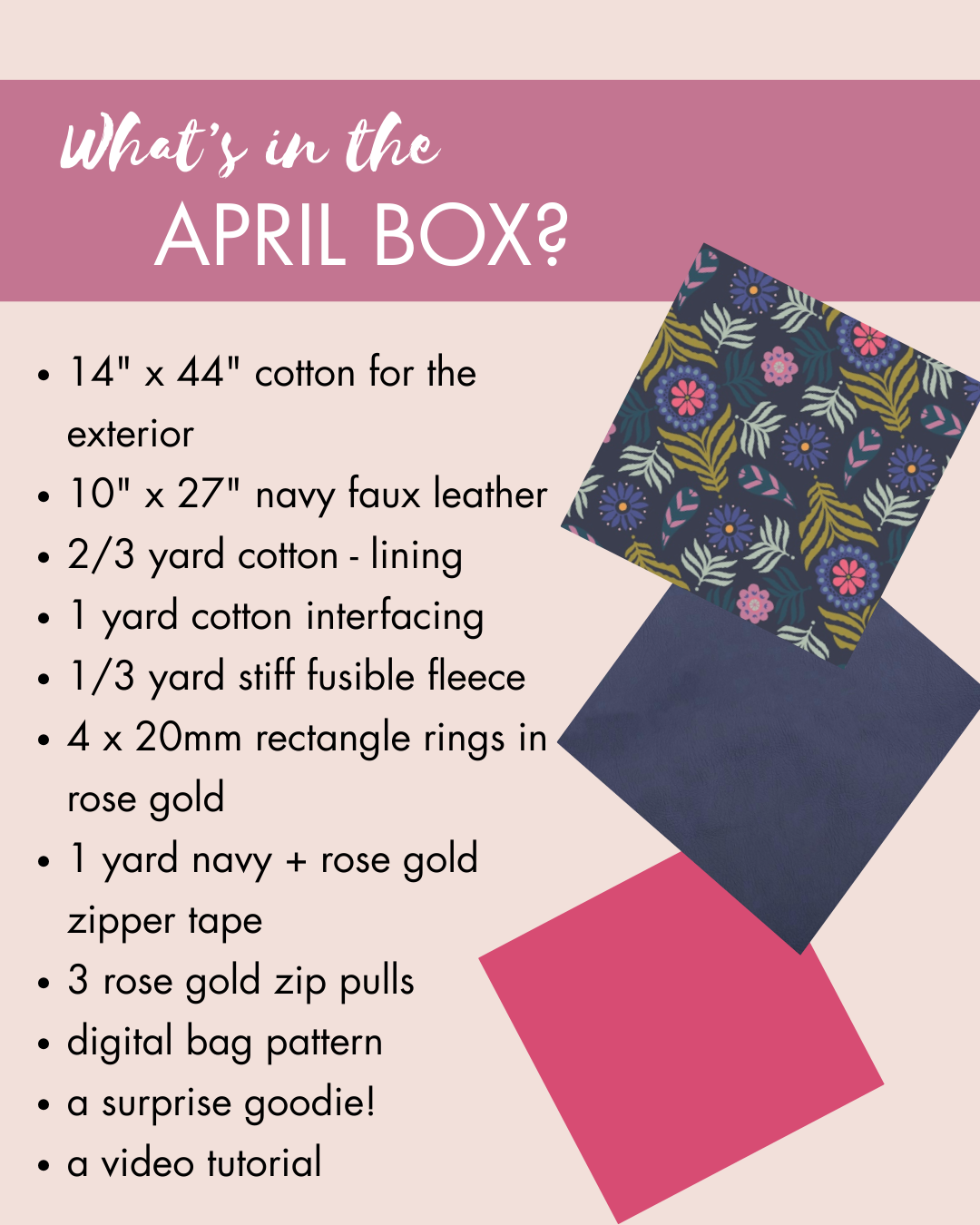 The Busy Bagmaker Subscription Box