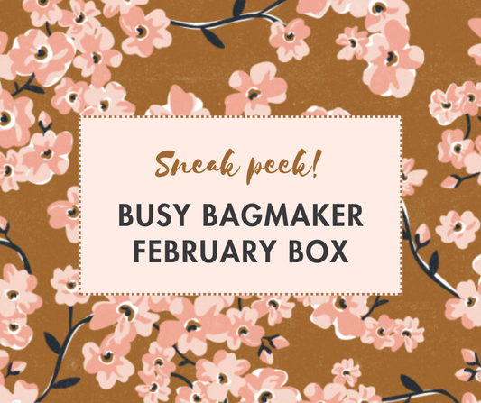 The Busy Bagmaker Subscription Box