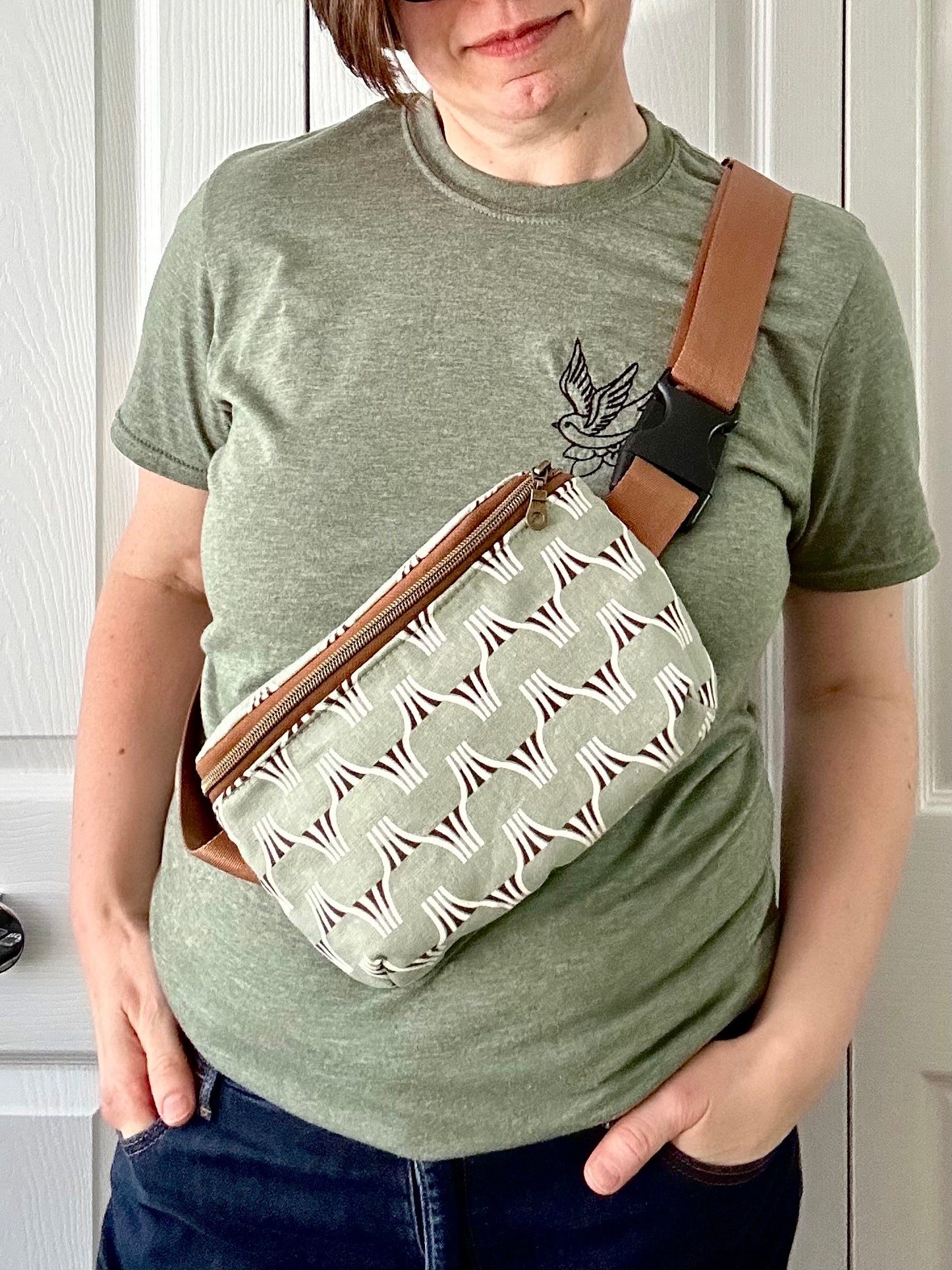 Handmade Crossbody Sling & Waist Bag - Fishtails