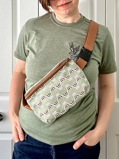 Handmade Crossbody Sling & Waist Bag - Fishtails