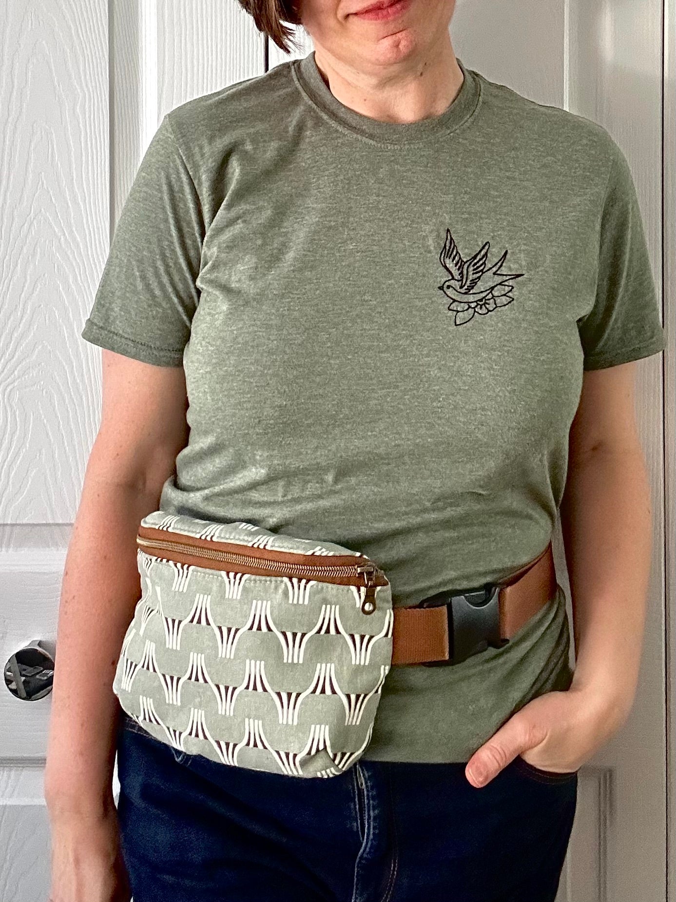 Handmade Crossbody Sling & Waist Bag - Fishtails
