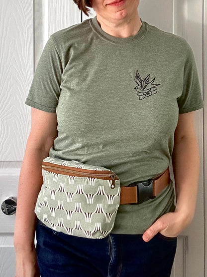 Handmade Crossbody Sling & Waist Bag - Fishtails