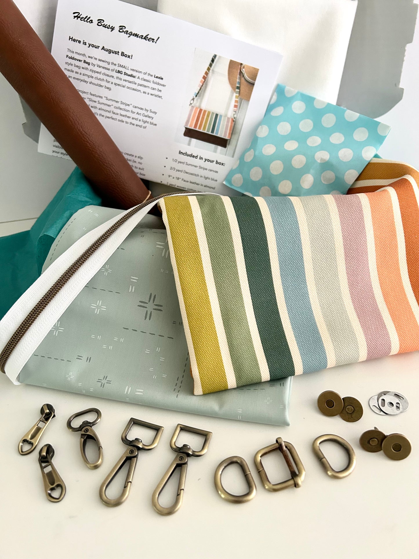 The Busy Bagmaker Subscription Box