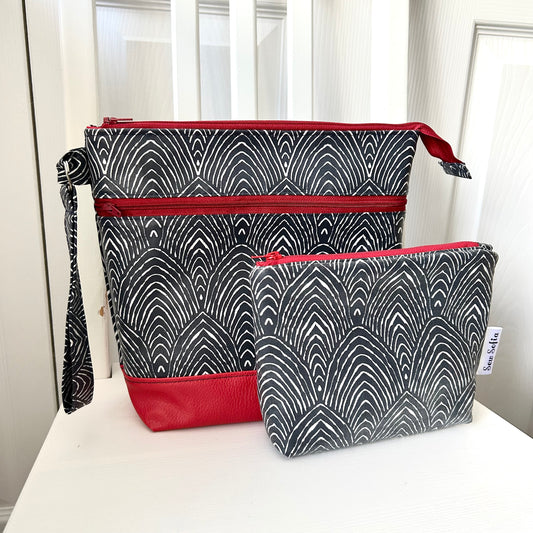 Blue Hills Waterproof Toiletry Bag Gift Bundle