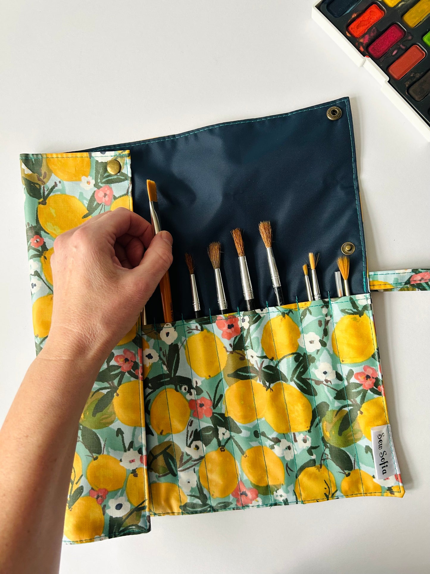 Artist Brush Roll PDF digital sewing pattern