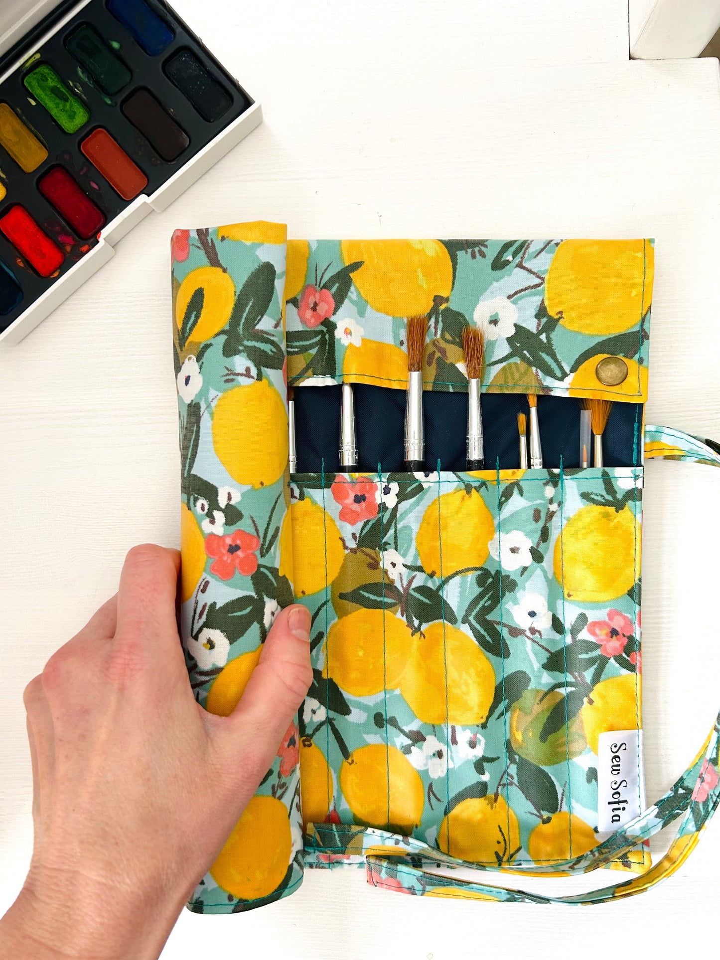 Artist Brush Roll PDF digital sewing pattern