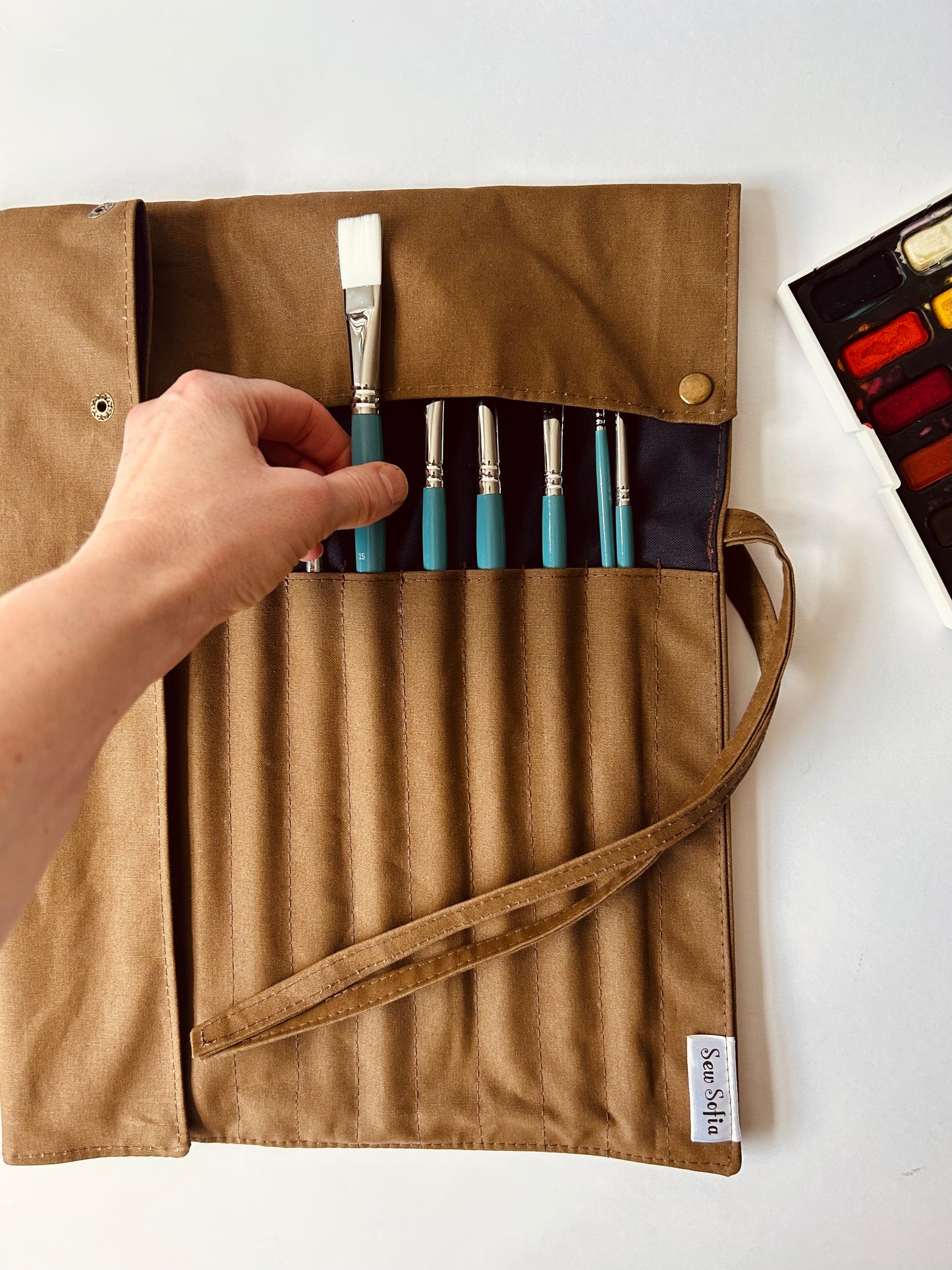 Artist Brush Roll PDF digital sewing pattern