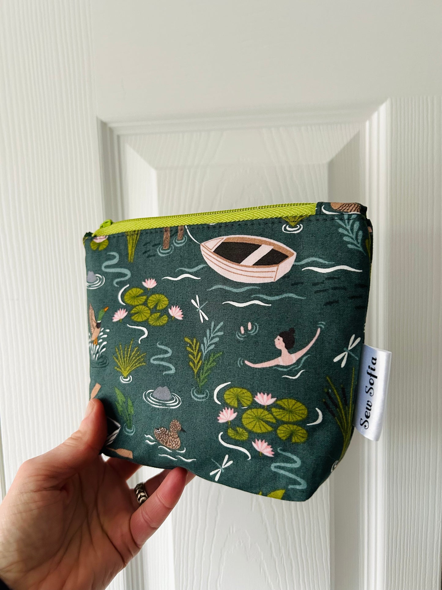 Wild Swim Make Up Bag - with waterproof lining