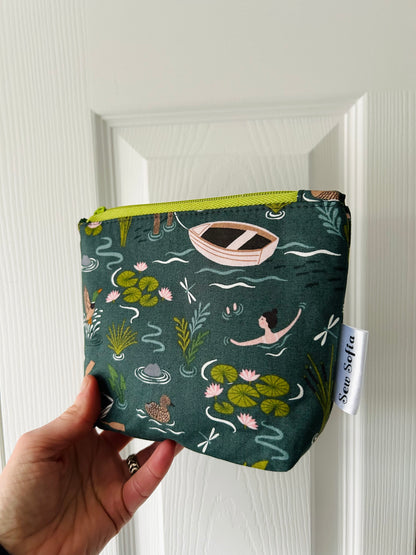 Wild Swim Make Up Bag - with waterproof lining