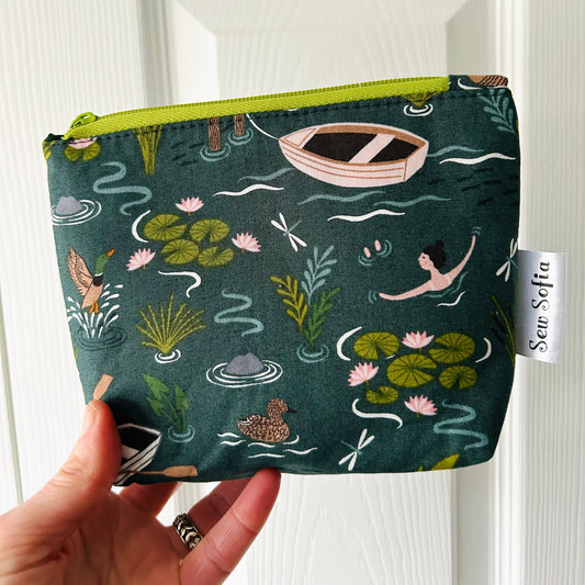 Wild Swim Make Up Bag - with waterproof lining