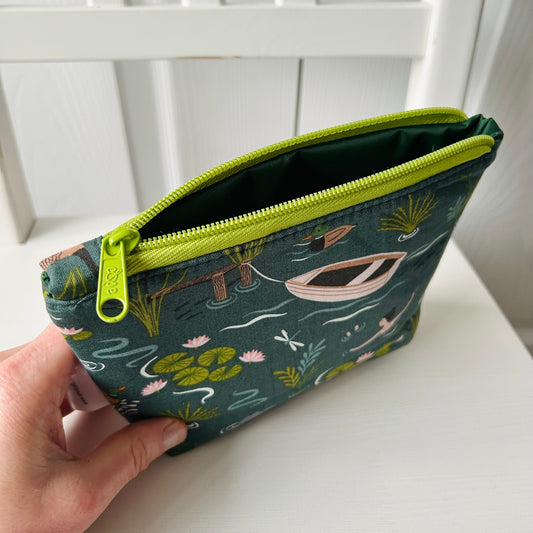 Wild Swim Make Up Bag - with waterproof lining