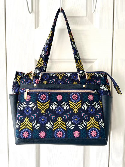 April Box - Sew your own floral handbag