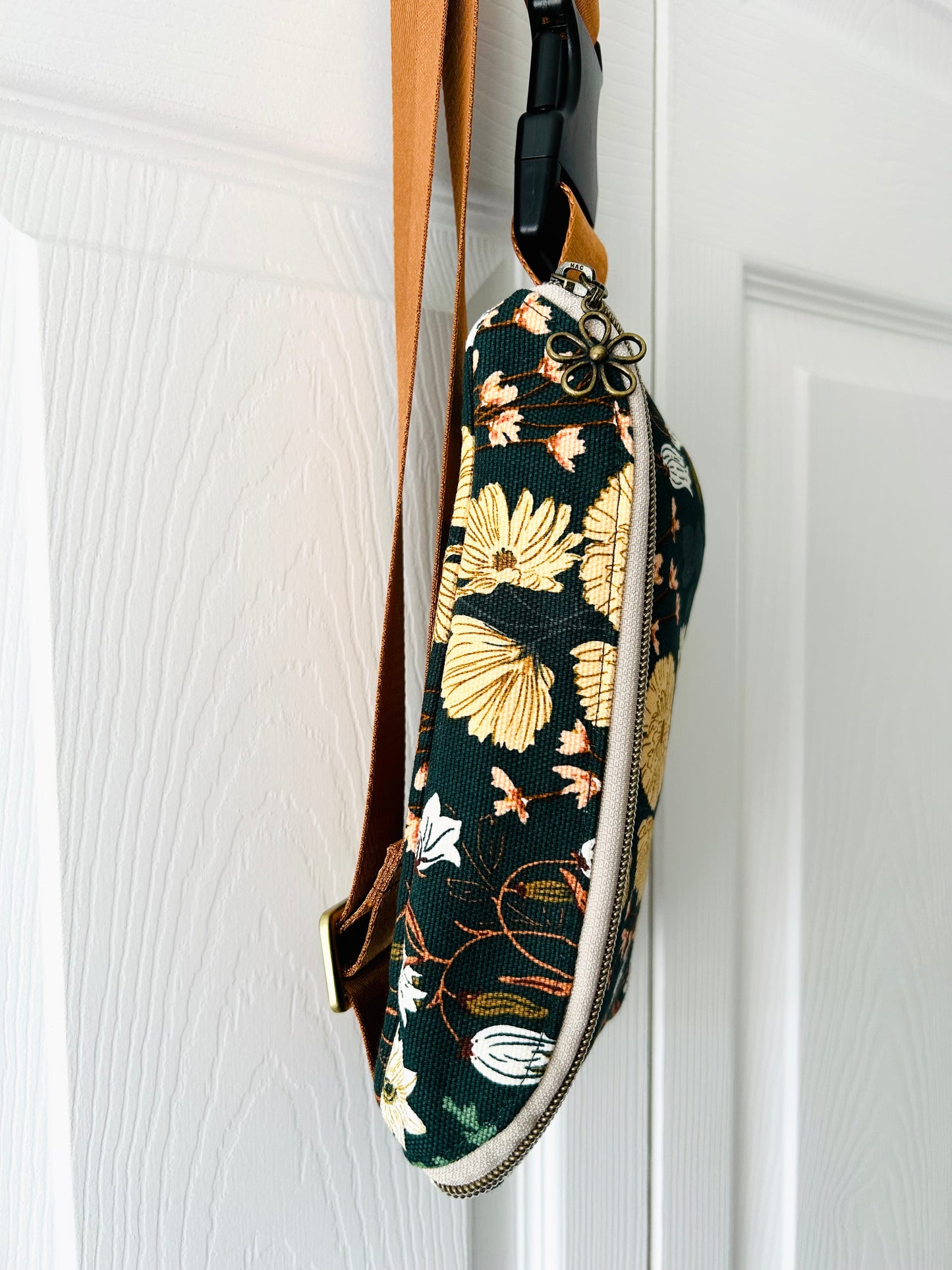 Handmade Crossbody Sling & Waist Bag - Wildflowers