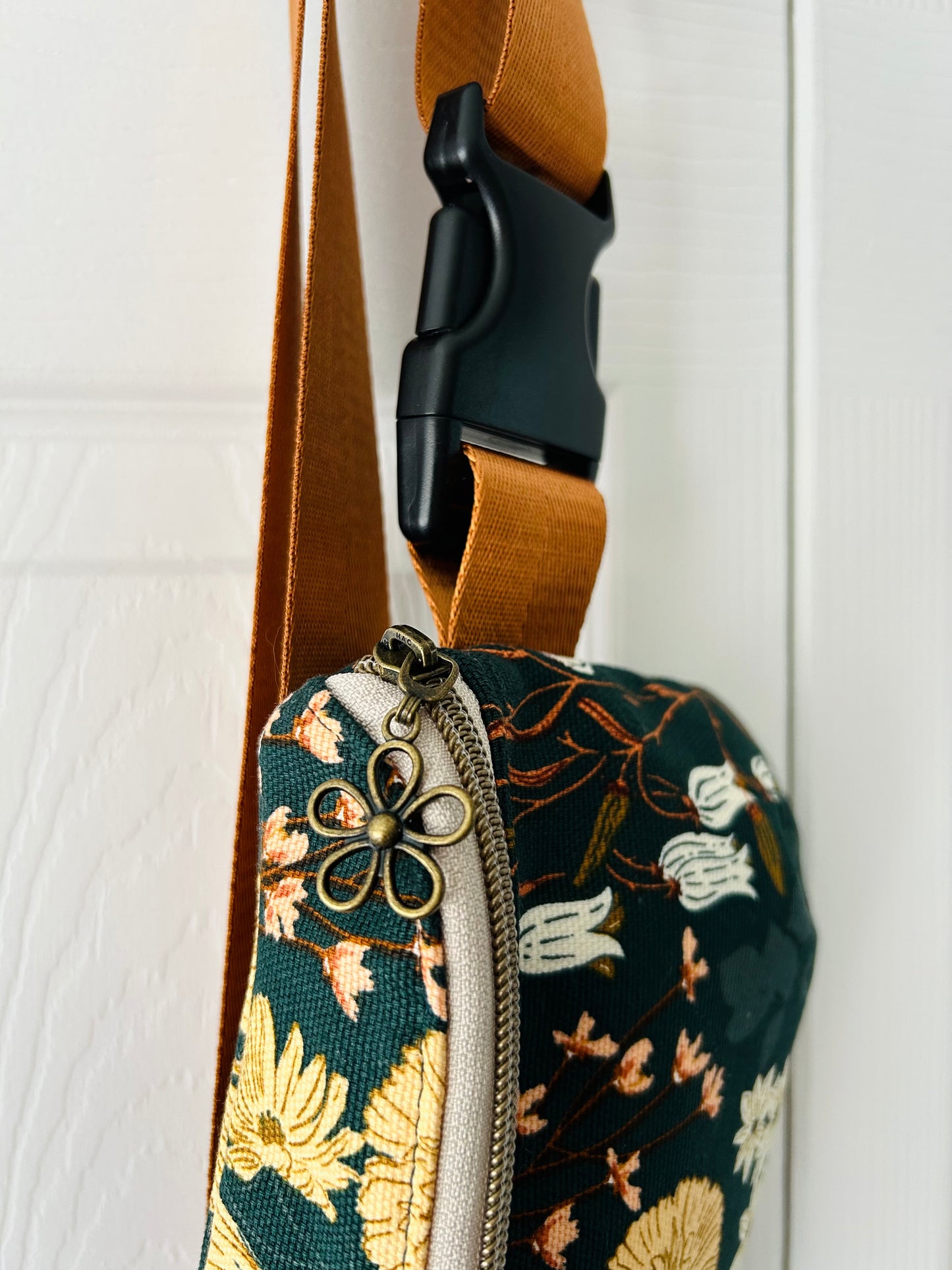 Handmade Crossbody Sling & Waist Bag - Wildflowers