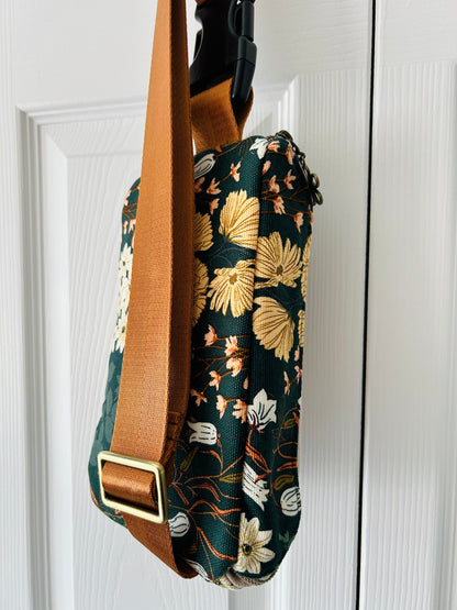 Handmade Crossbody Sling & Waist Bag - Wildflowers