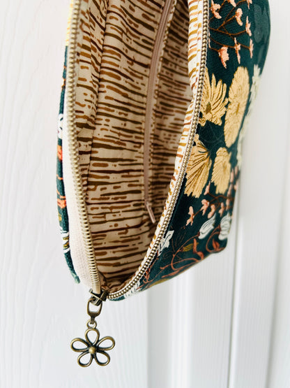 Handmade Crossbody Sling & Waist Bag - Wildflowers