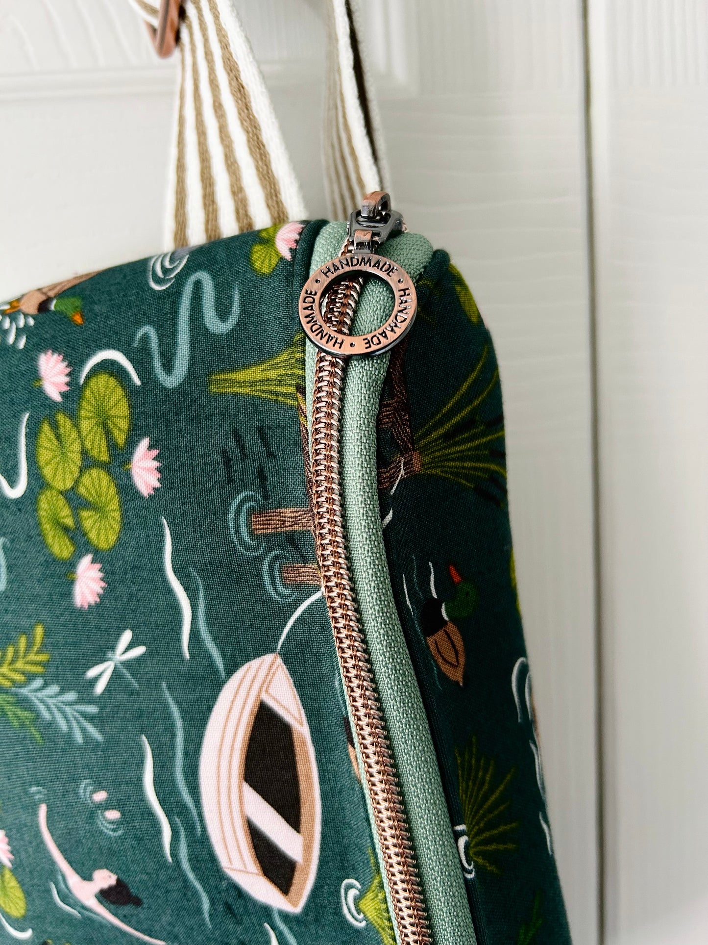 Handmade Crossbody Sling & Waist Bag - Wild Swimming