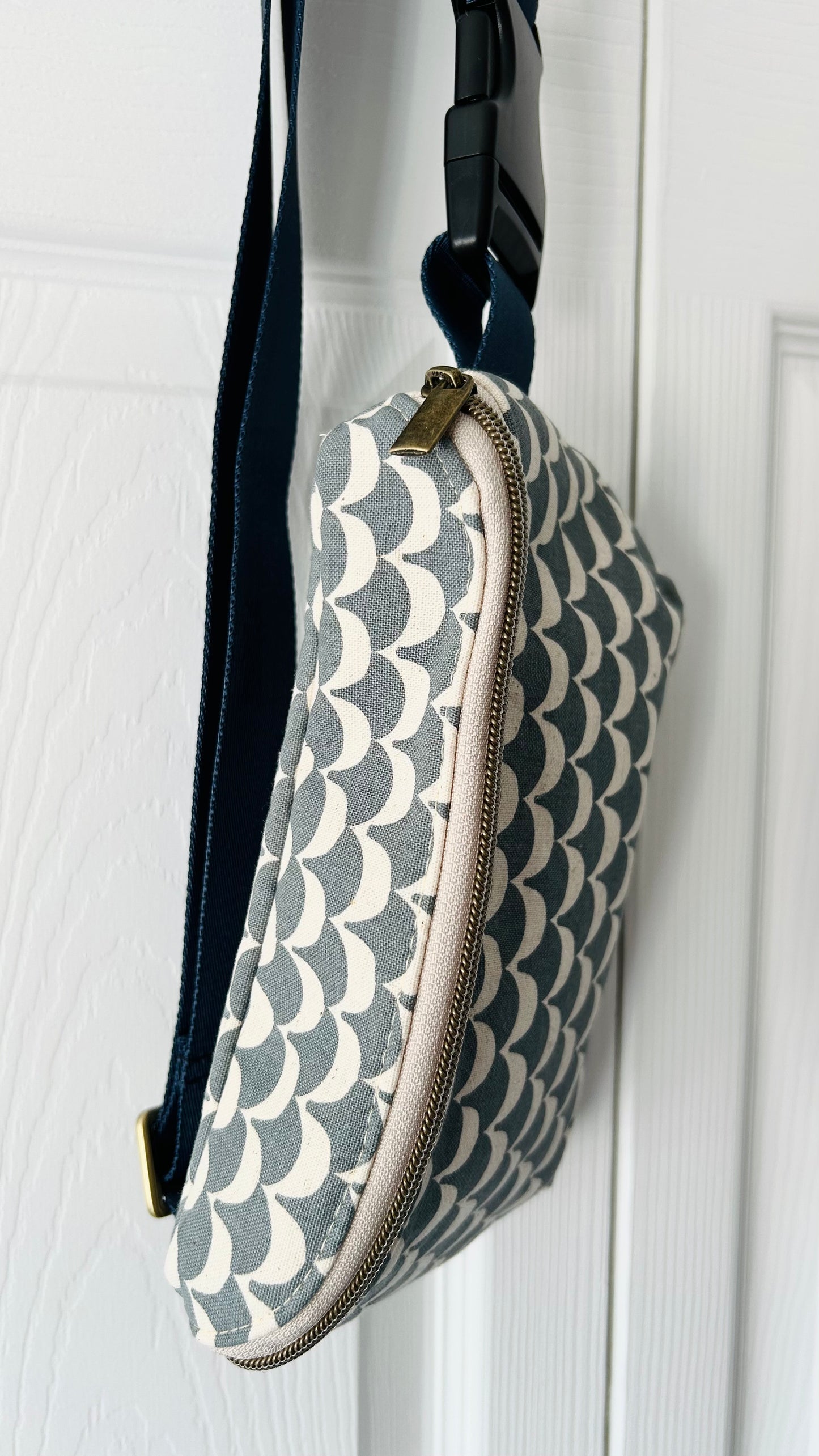 Handmade Crossbody Sling & Waist Bag - Waves