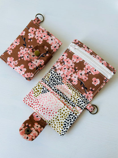 Cherry Blossom mini wallet