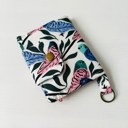 Parakeets mini bifold wallet