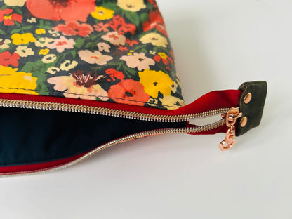 Wildflowers jumbo waterproof toiletry bag