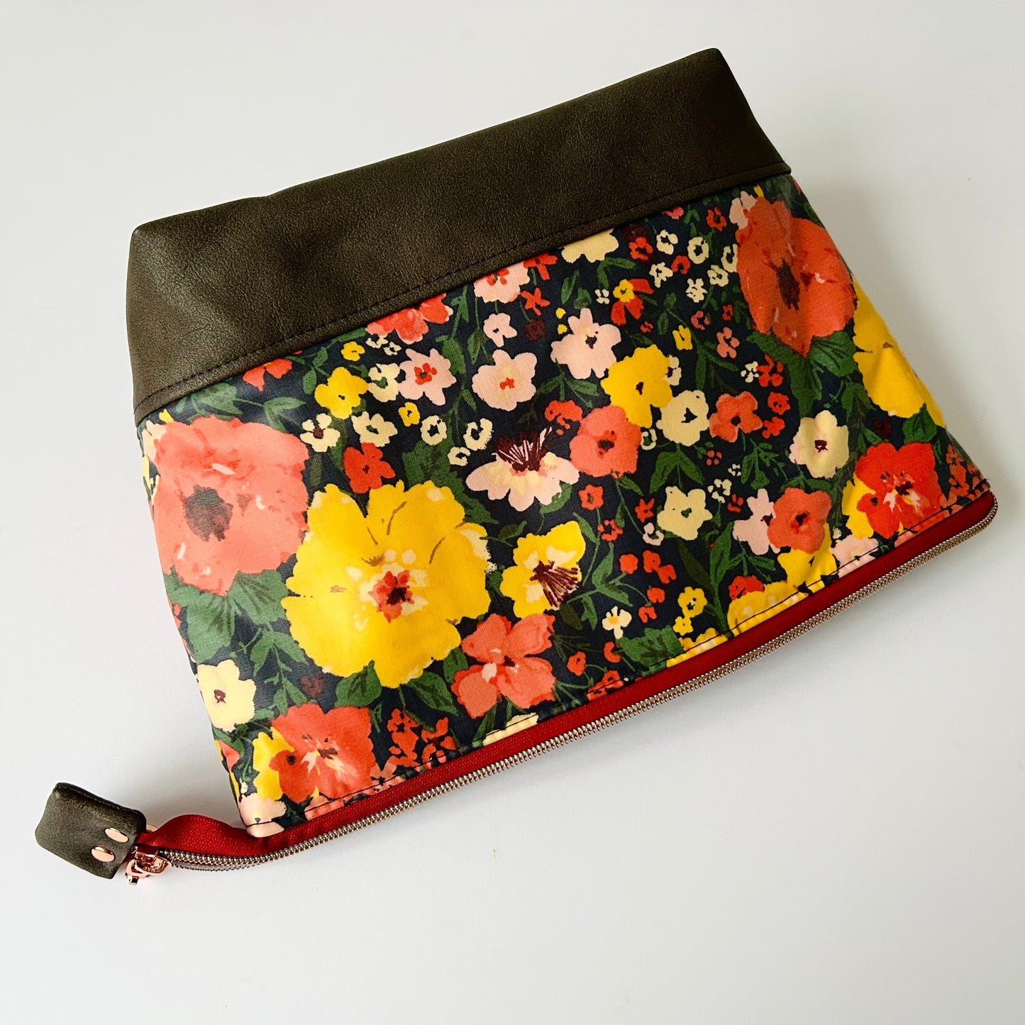 Wildflowers jumbo waterproof toiletry bag