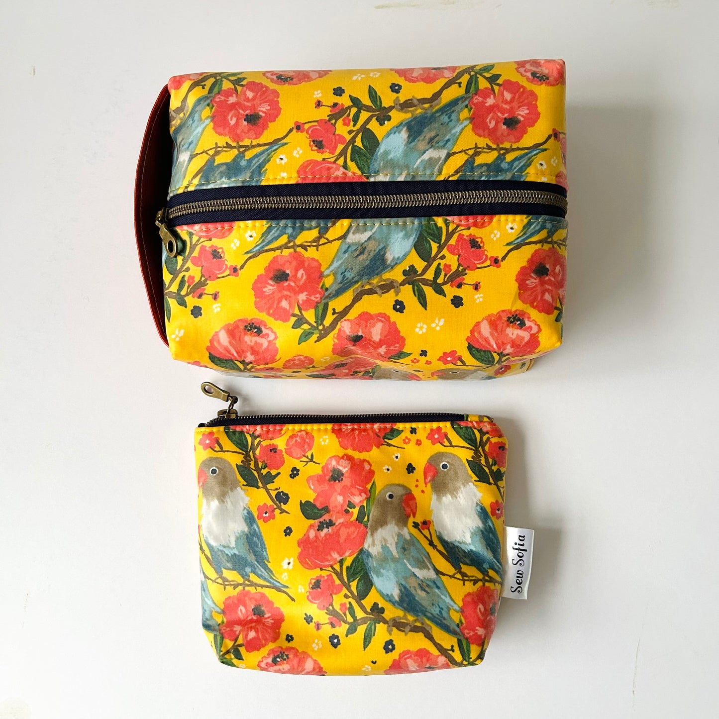 Love Birds Toiletry Bag Gift Set