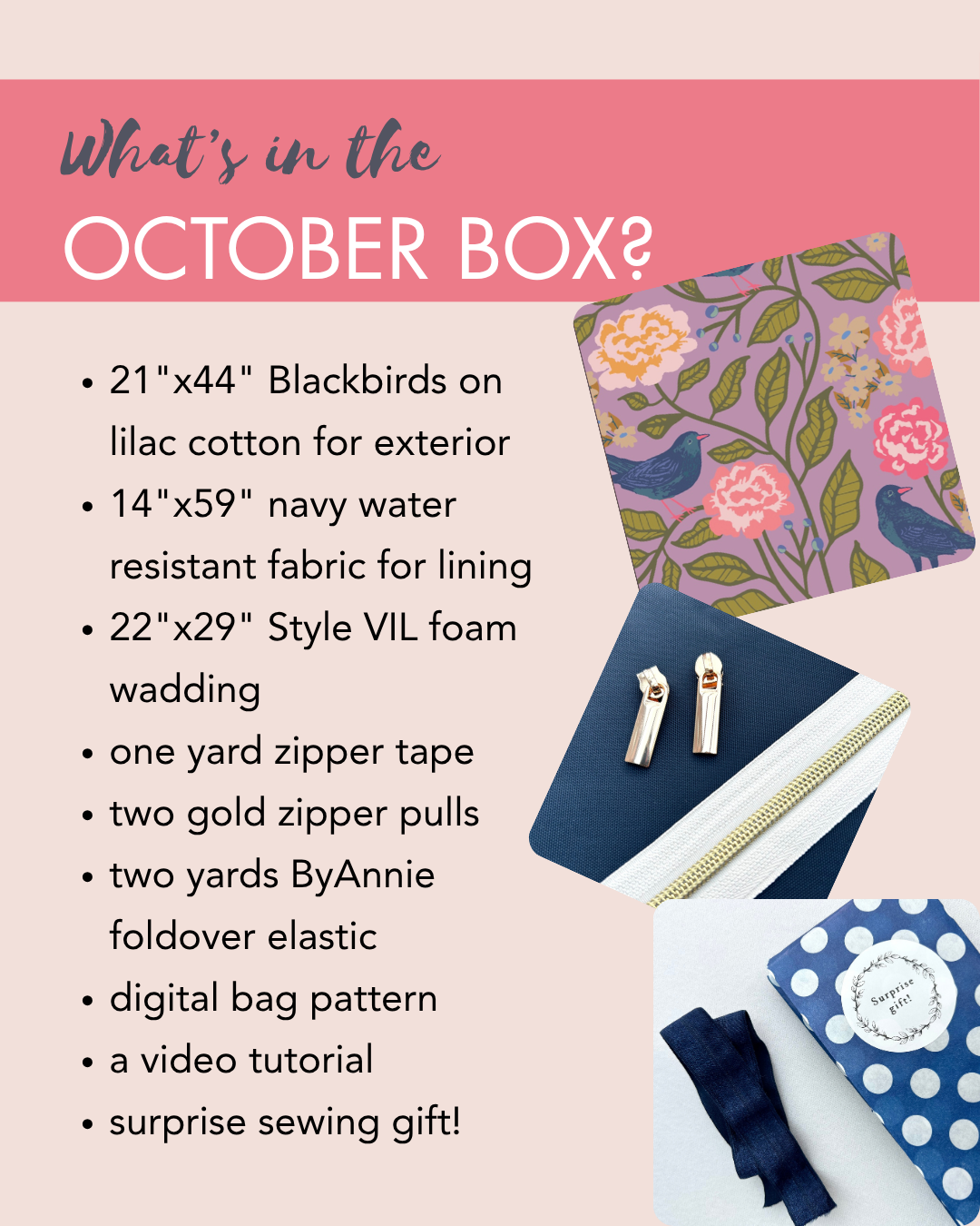 The Busy Bagmaker Subscription Box