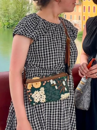 Handmade Crossbody Sling & Waist Bag - Wildflowers